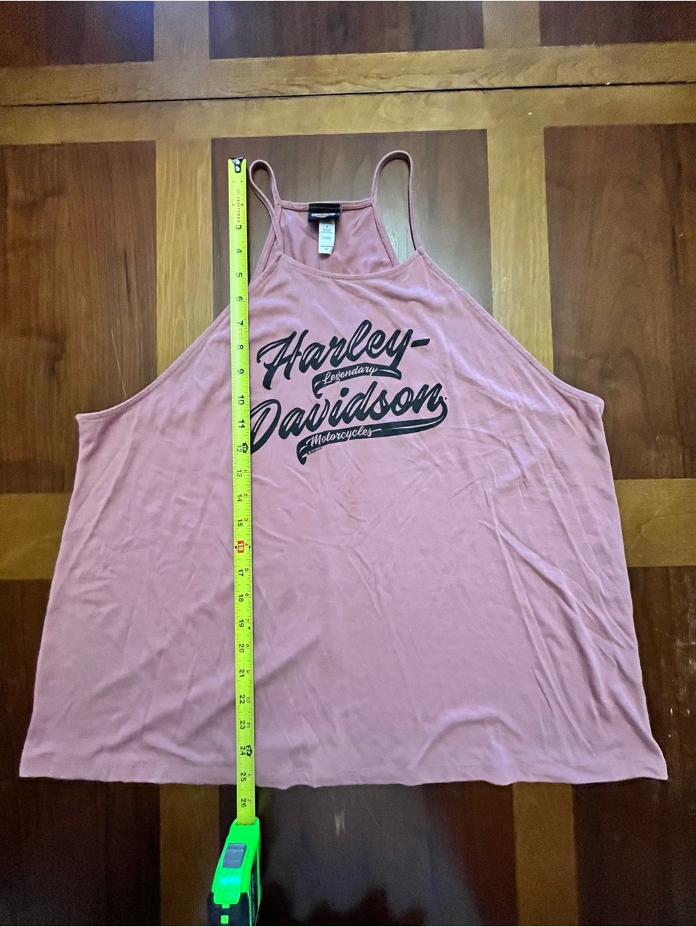 Harley-Davidson Women's Dusty Rose Graphic Tank Top Size XL - Picture 6 of 7